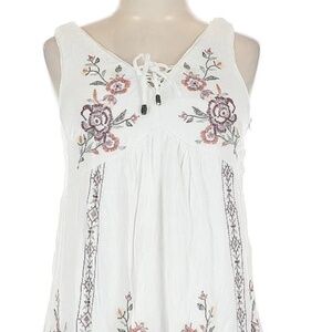 Exhilaration white Boho sleeveless summer dress